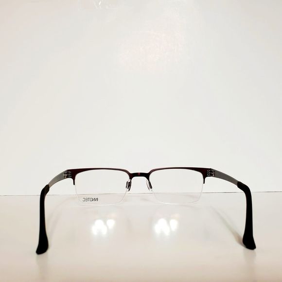 Mens Innotec Designer Eyeglasses Frames And Case 53-19-145 Brown Never Worn - Picture 4 of 9